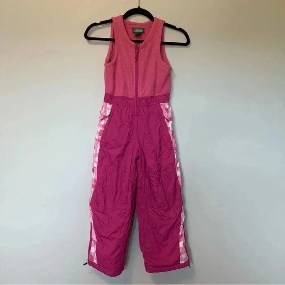 L.L. Bean pink  snowsuit - Picture 1 of 7